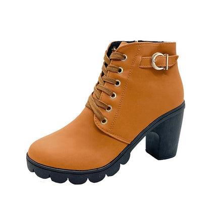 Stilvolle Damen Stiefel Elegante Hochhackig