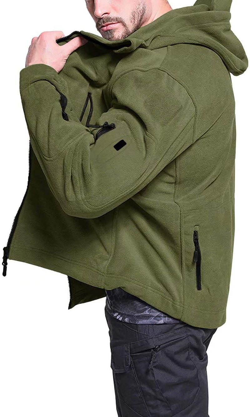 Herren Fleecejacke Winddicht Wasserdicht Outdoor