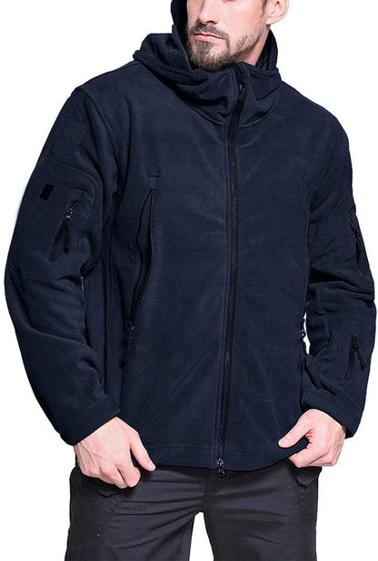 Herren Fleecejacke Winddicht Wasserdicht Outdoor