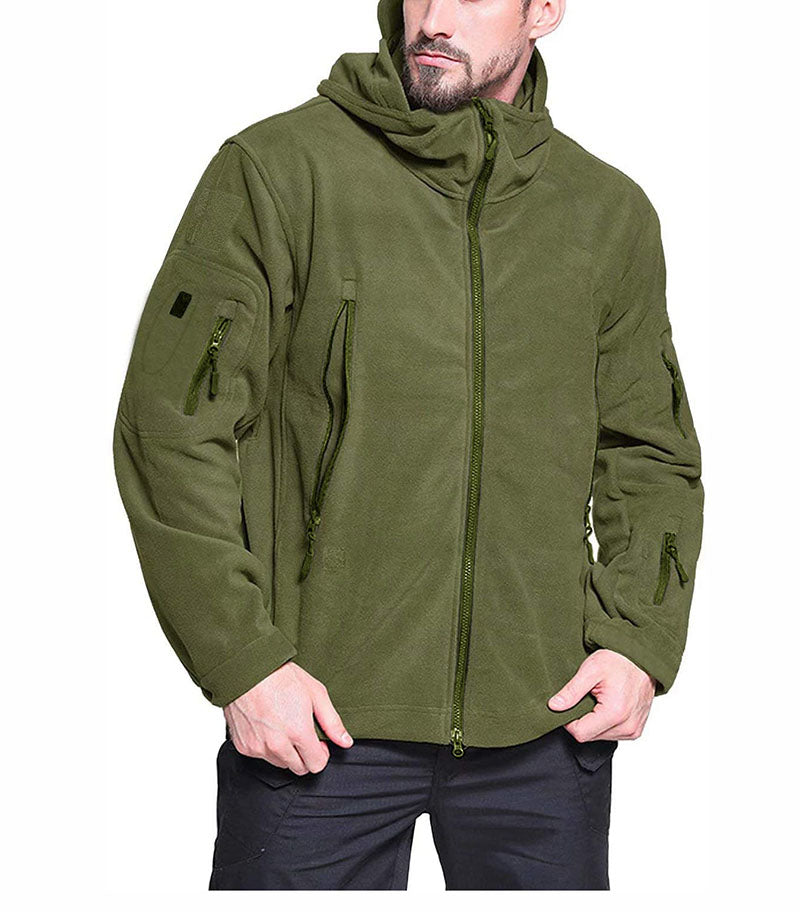 Herren Fleecejacke Winddicht Wasserdicht Outdoor