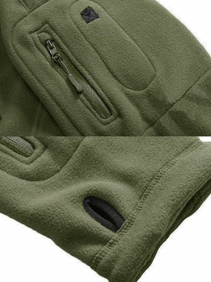 Herren Fleecejacke Winddicht Wasserdicht Outdoor