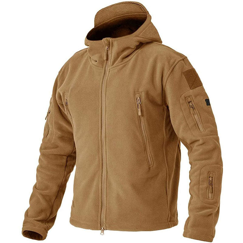 Herren Fleecejacke Winddicht Wasserdicht Outdoor