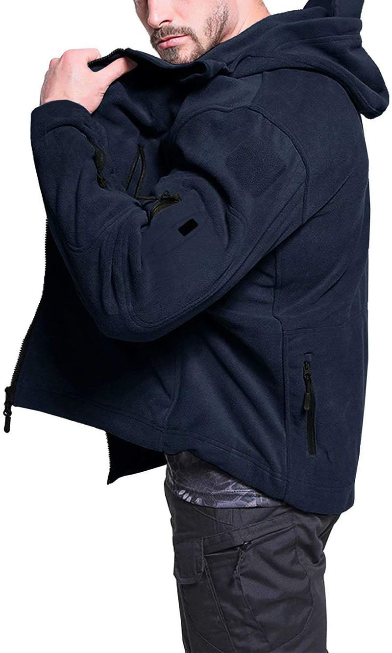 Herren Fleecejacke Winddicht Wasserdicht Outdoor