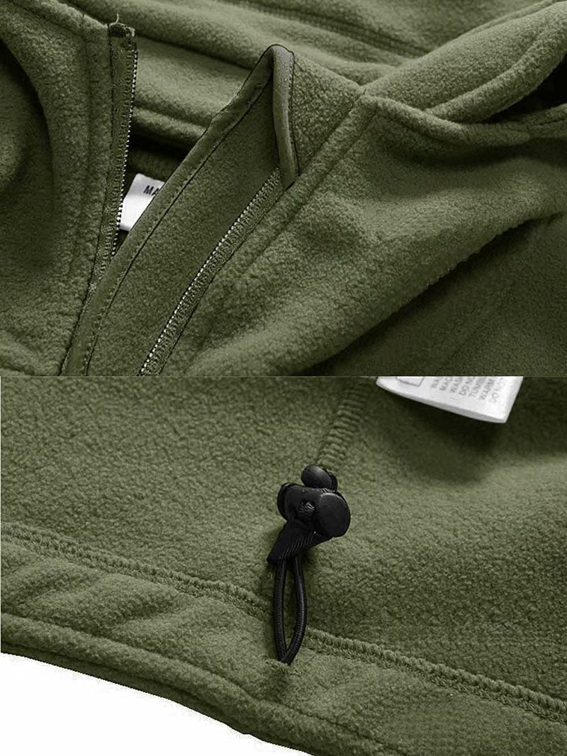 Herren Fleecejacke Winddicht Wasserdicht Outdoor