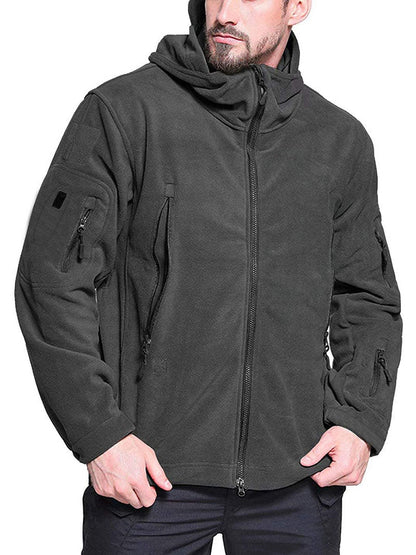 Herren Fleecejacke Winddicht Wasserdicht Outdoor