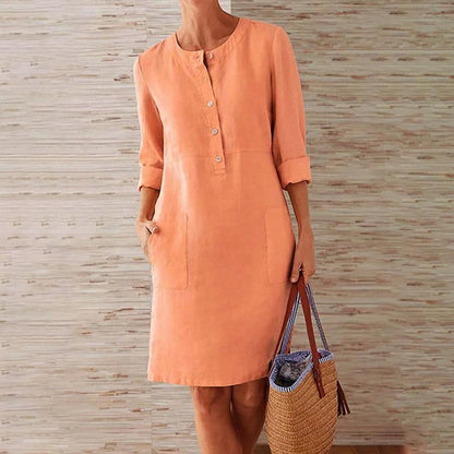 Damenkleid Freizeit Stilvoll Sommerkleid
