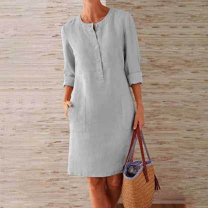 Damenkleid Freizeit Stilvoll Sommerkleid
