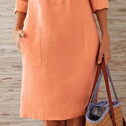 Damenkleid Freizeit Stilvoll Sommerkleid