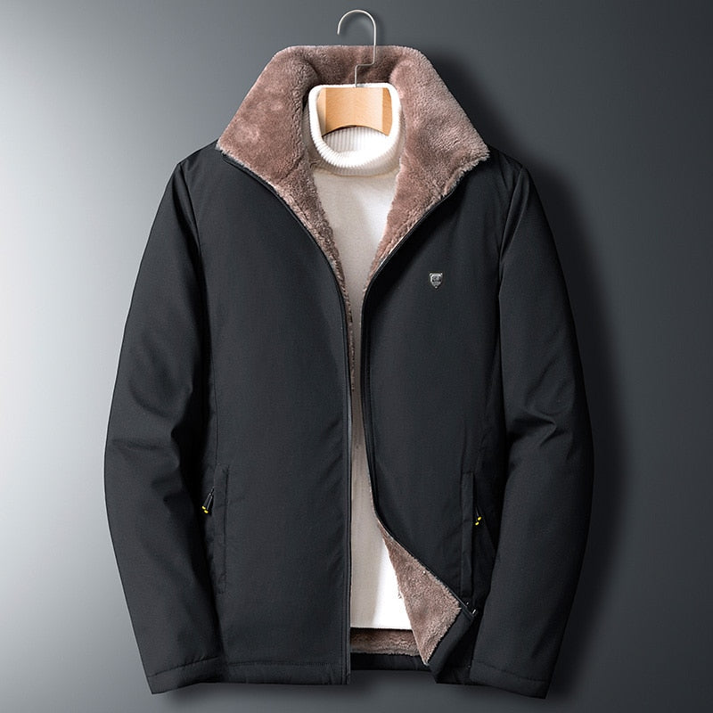 Herren Parka Jacke Winter Warm Wasserdicht