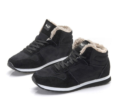 Herren Winterstiefel Warm Isoliert Wasserdicht