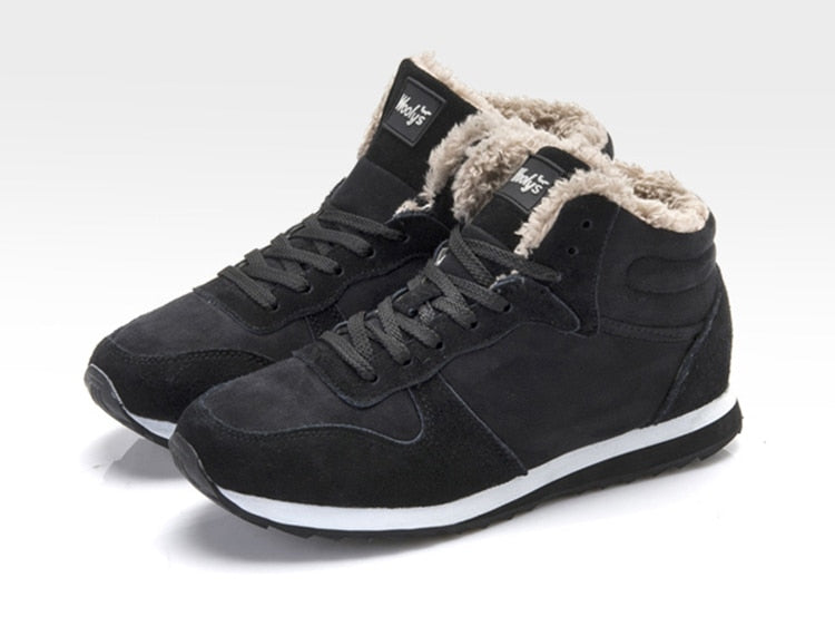 Herren Winterstiefel Warm Isoliert Wasserdicht