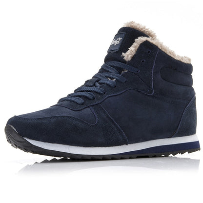 Herren Winterstiefel Warm Isoliert Wasserdicht