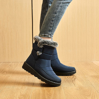 Damen Winterschuhe Warm Bequem Wasserdicht