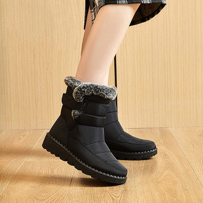Damen Winterschuhe Warm Bequem Wasserdicht