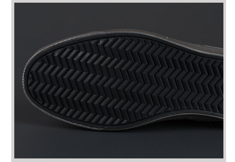 Herren Lederschuhe Elegante Schwarz Poliert