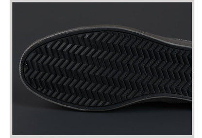 Herren Lederschuhe Elegante Schwarz Poliert