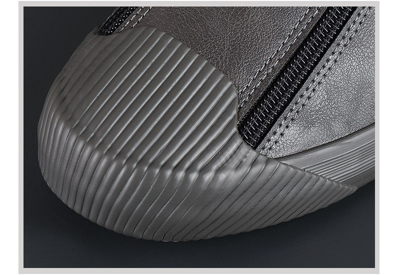 Herren Lederschuhe Elegante Schwarz Poliert