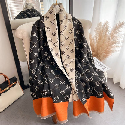 Eleganter Damen Kaschmir Schal Luxus Qualität