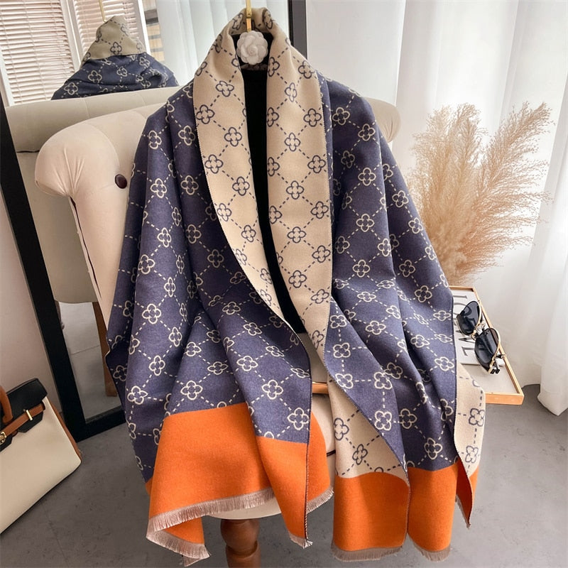 Eleganter Damen Kaschmir Schal Luxus Qualität