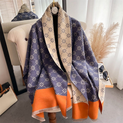 Eleganter Damen Kaschmir Schal Luxus Qualität