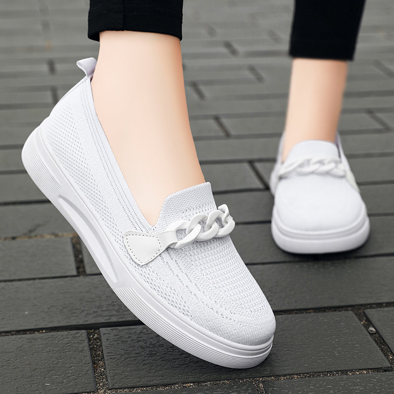 Damen Freizeitschuhe Ergonomisch Atmungsaktiv Bequem