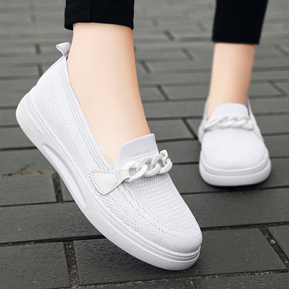 Damen Freizeitschuhe Ergonomisch Atmungsaktiv Bequem