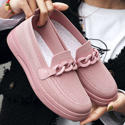 Damen Freizeitschuhe Ergonomisch Atmungsaktiv Bequem