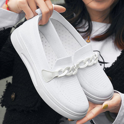 Damen Freizeitschuhe Ergonomisch Atmungsaktiv Bequem