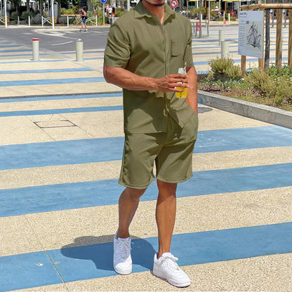 Bequemes Herren Freizeit Outfit Set