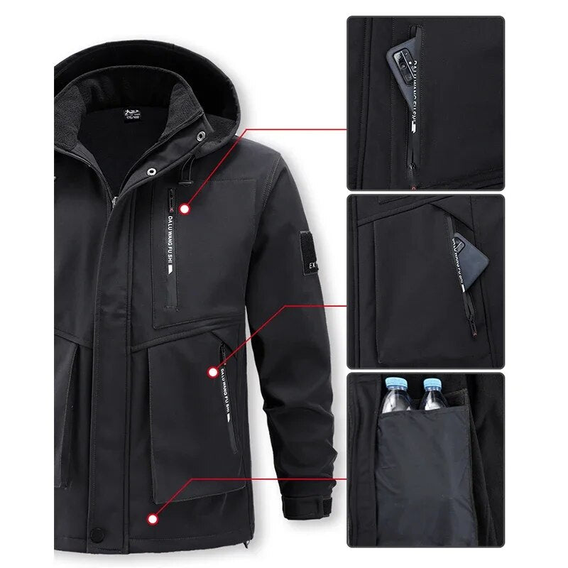 Herren Outdoor-Set Fleece Warm Funktionell