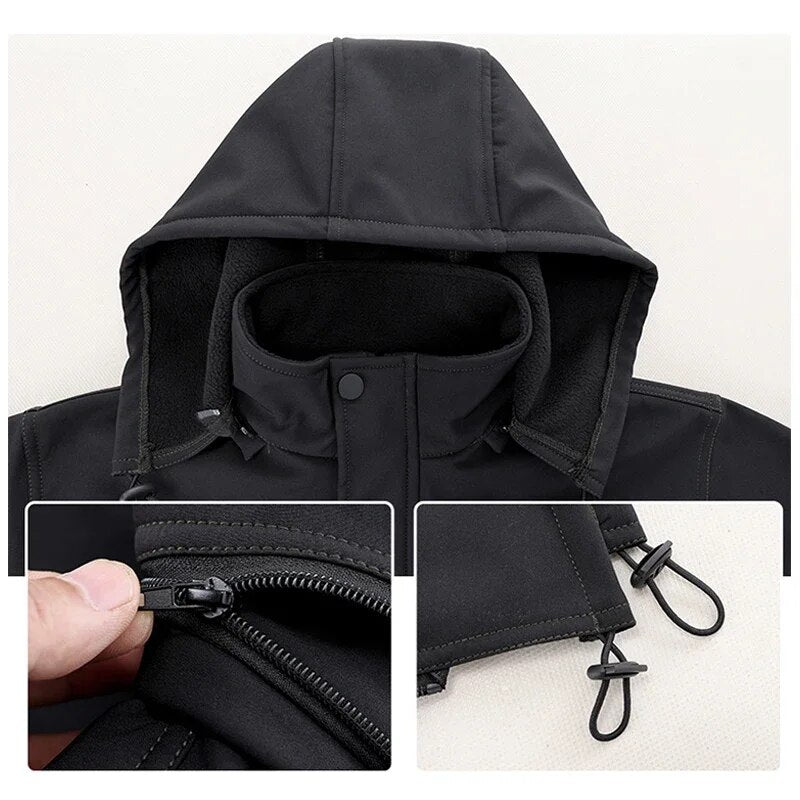 Herren Outdoor-Set Fleece Warm Funktionell