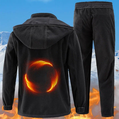 Herren Outdoor-Set Fleece Warm Funktionell
