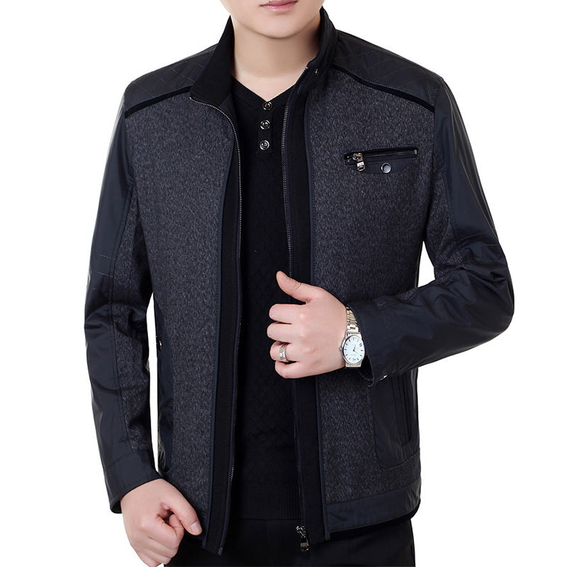 Wasserabweisende Herrenjacke Funktionell mit Stoffdetails