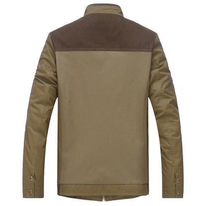 Herren Lederjacke Elegant Lässig Modern