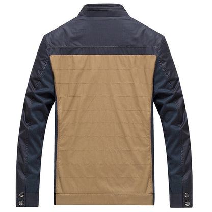 Herren Sportjacke Technisch Funktionell Mit Kontrastdetails
