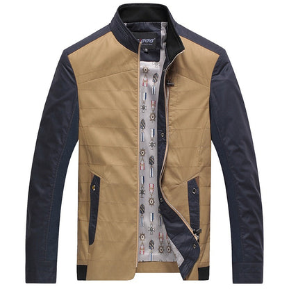 Herren Sportjacke Technisch Funktionell Mit Kontrastdetails
