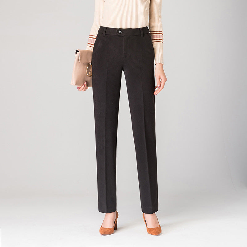Damen Stoffhose Elegant mit Bundfalten - BerlinGlamour