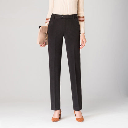 Damen Stoffhose Elegant mit Bundfalten - BerlinGlamour