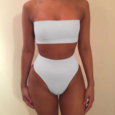 Damen Bikini-Set Hochtailliert Figurformend Modern
