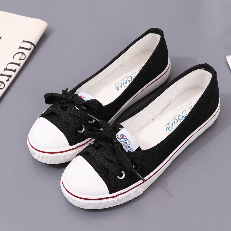 Damen Halbschuhe Flach Bequem Elegant