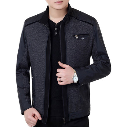 Wasserabweisende Herrenjacke Funktionell mit Stoffdetails - BerlinGlamour