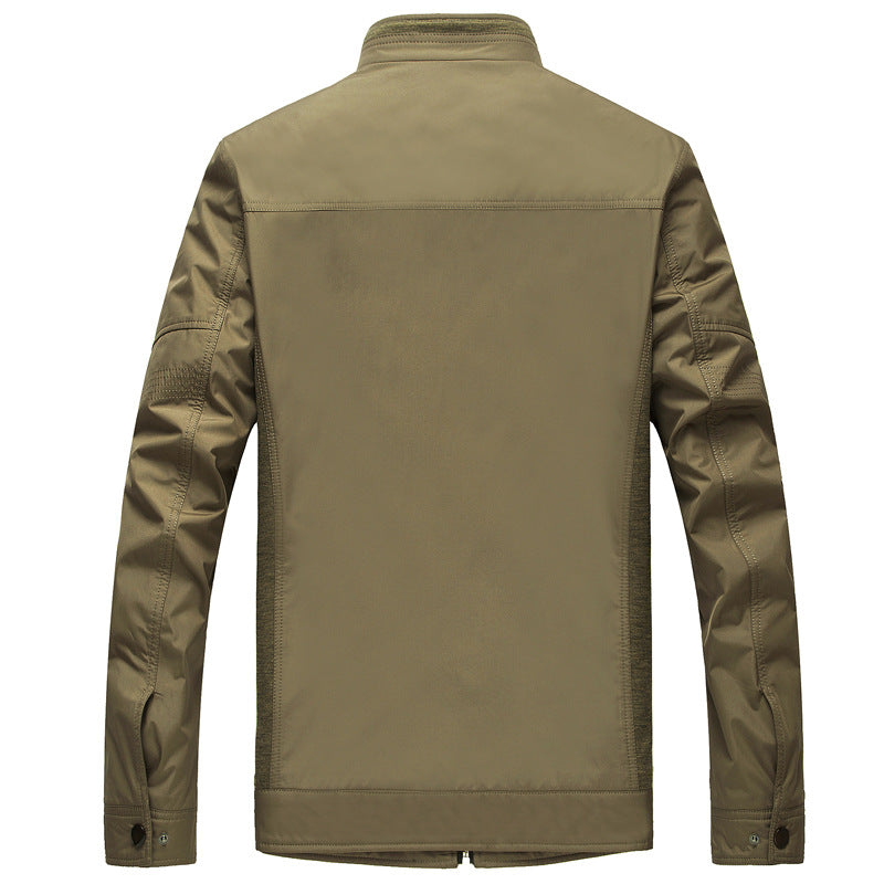 Herren Regenjacke Warm Thermofutter Wasserdicht Modern
