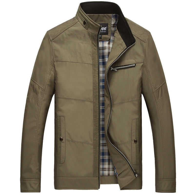 Herren Regenjacke Warm Thermofutter Wasserdicht Modern - BerlinGlamour
