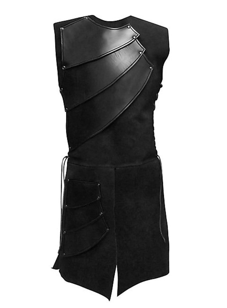 Herren Lederhose Robust Klassisch Schwarz