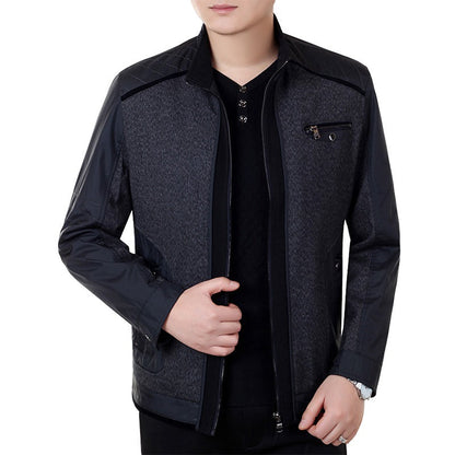 Wasserabweisende Herrenjacke Funktionell mit Stoffdetails