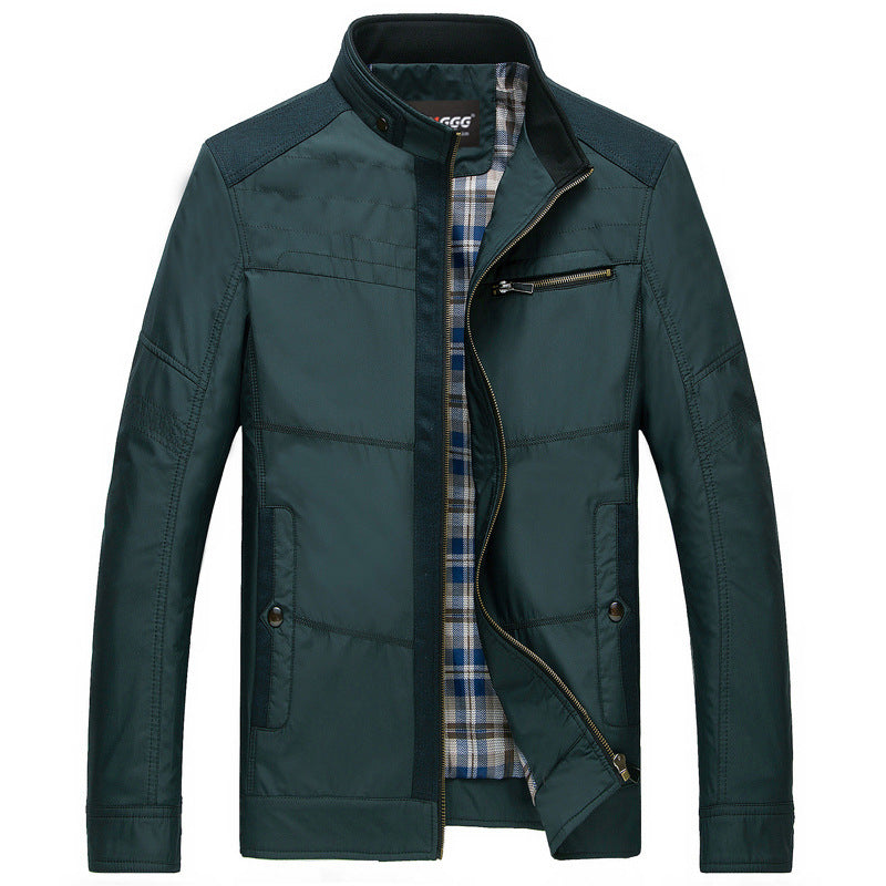 Herren Regenjacke Warm Thermofutter Wasserdicht Modern