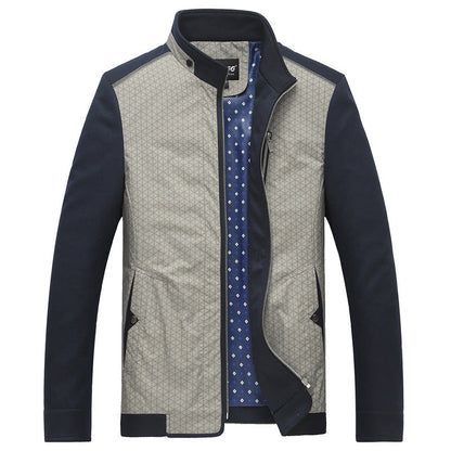 Herren Freizeitjacke mit geometrischem Muster Trendig