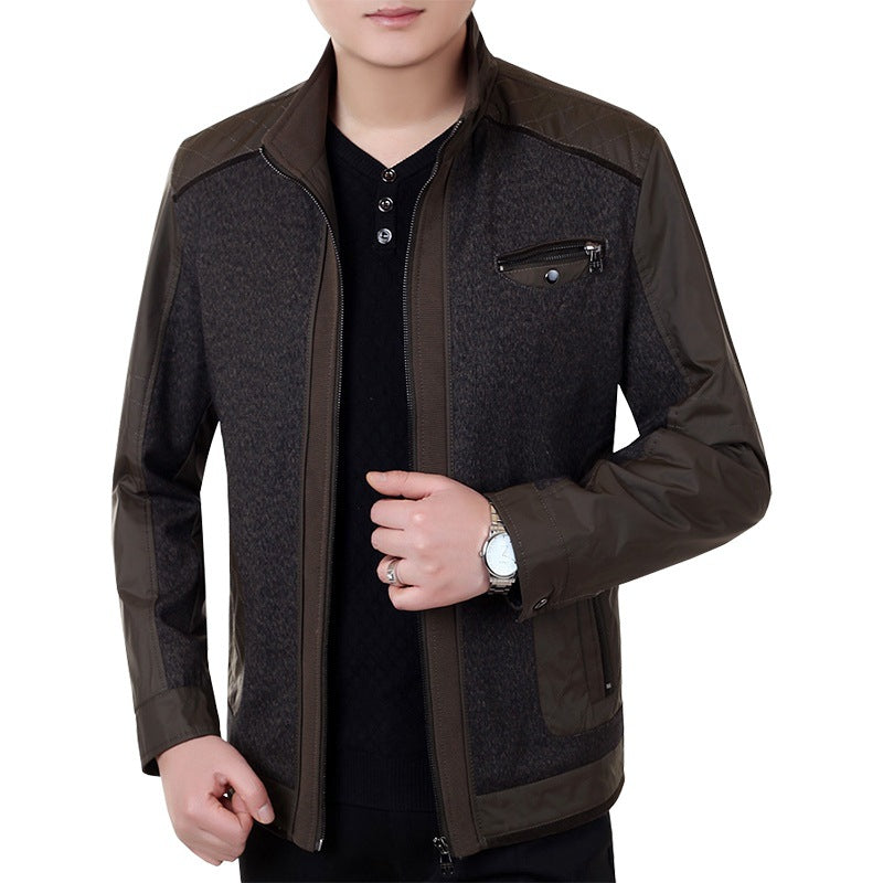 Wasserabweisende Herrenjacke Funktionell mit Stoffdetails