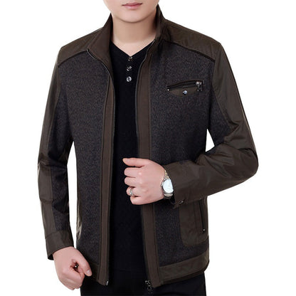 Wasserabweisende Herrenjacke Funktionell mit Stoffdetails