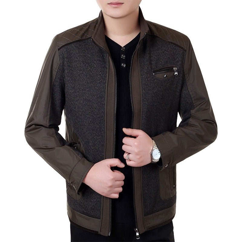 Wasserabweisende Herrenjacke Funktionell mit Stoffdetails